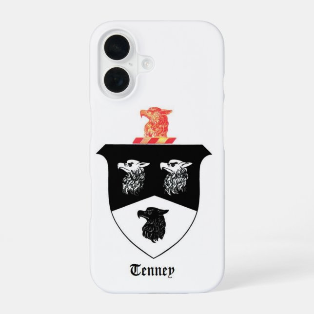 Coque iPhone 16 Boîtier iPhone 16 - Tenney Crest (Verso)