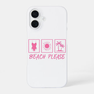 Coque iPhone 16 Boîtier iPhone Beach Please