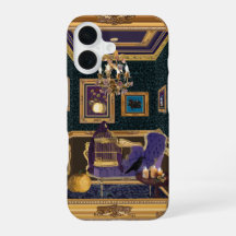 Boîtier iPhone Boudoir Baroque Luxueux sur le thèm
