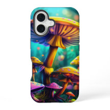 Boîtier iPhone Champignons Colorés Fantastiques