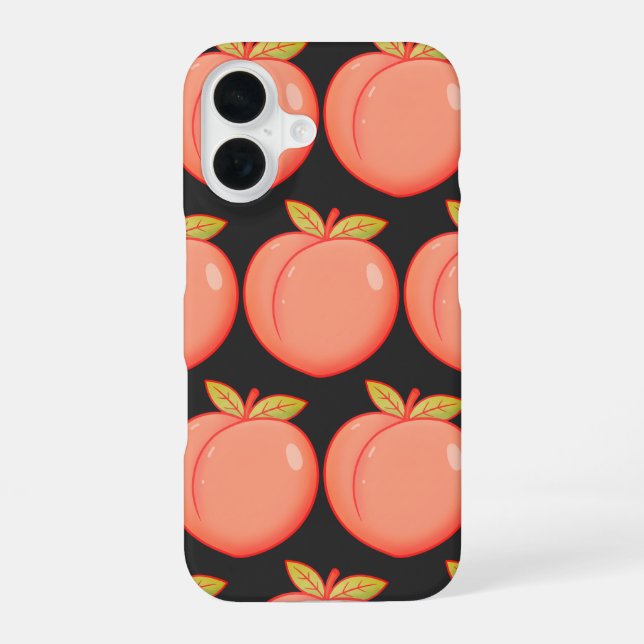 Coque iPhone 16 Boîtier iPhone Couverture Complète Pêche (Verso)