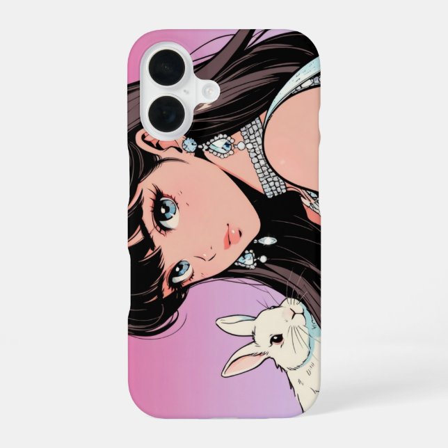 Coque iPhone 16 Boîtier iPhone / iPad diva Anime (Verso)