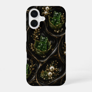 Coque iPhone 16 Boîtier iphone ours gummies émeraude