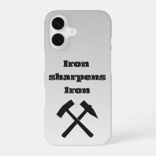 Coque iPhone 16 Boîtier téléphonique en fer aiguisé