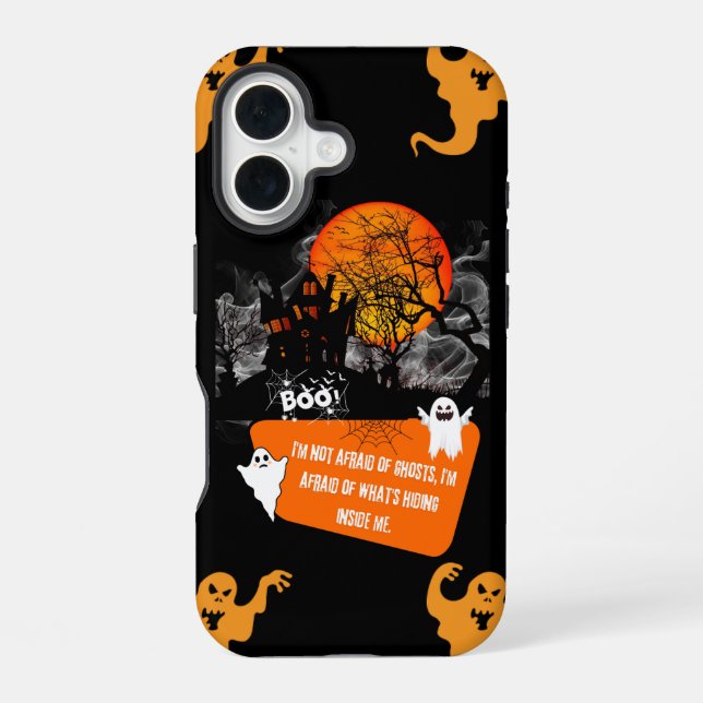 Coque iPhone 16 Boîtier téléphonique Halloween - Iphone Éffrayant  (Verso)