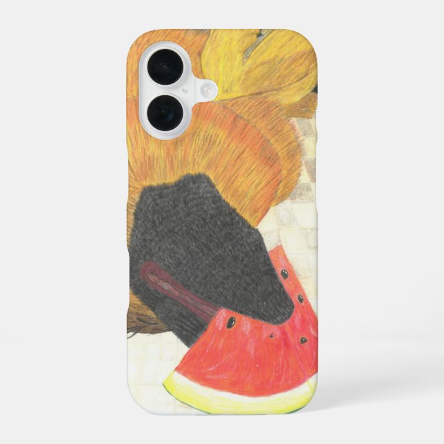 Coque iPhone 16 Boîtier téléphonique pour la bouche de chien et la (Verso)