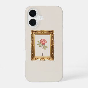 Coque iPhone 16 Boîtier téléphonique Rose esthétique