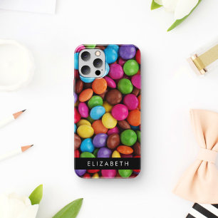 Coque iPhone 16 Bonbons Colorés, Boutons de Bonbons, Friandises, V