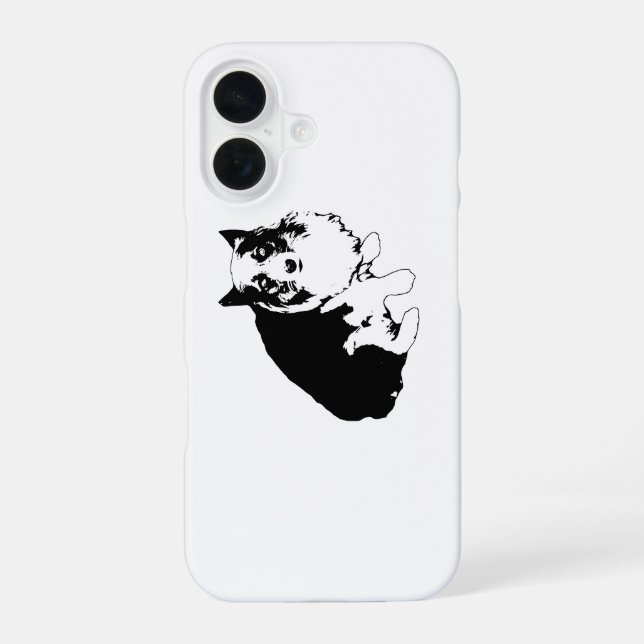 Coque iPhone 16 Bord net Corgi (Verso)