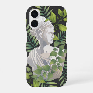 Coque iPhone 16 Botanique néo-classique - Poussière gréco-romaine