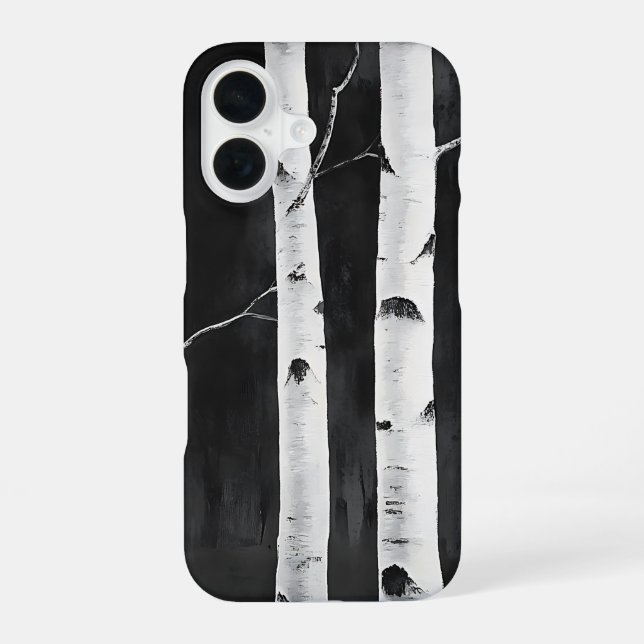 Coque iPhone 16 Bouleau Intemporel (Verso)