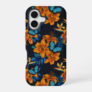 Coque iPhone 16 Bouquet tropical