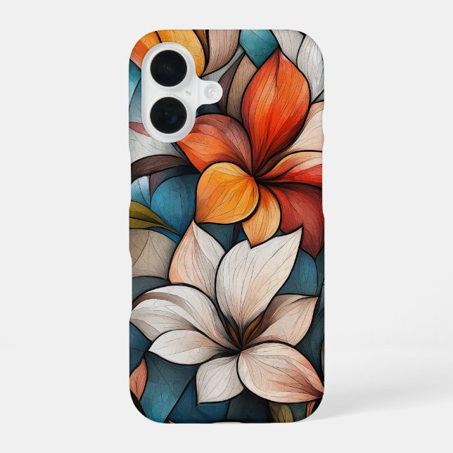 Coque iPhone 16 Bourgeon radieux (Verso)