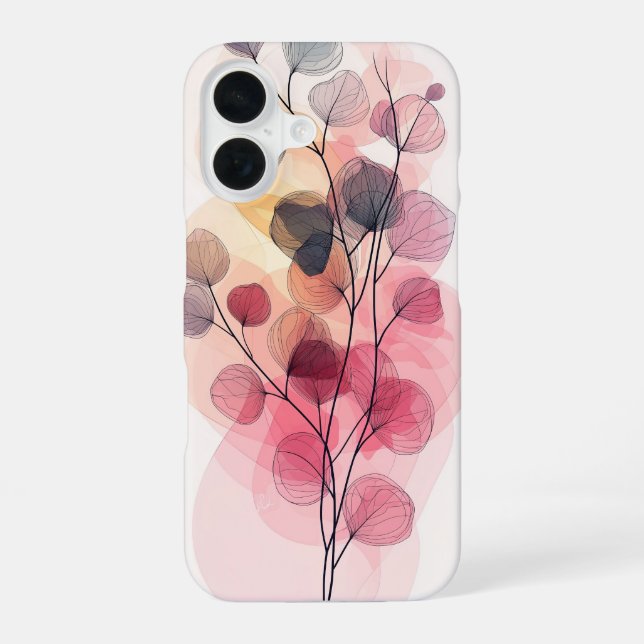 Coque iPhone 16 Boutons de pinkberry (Verso)