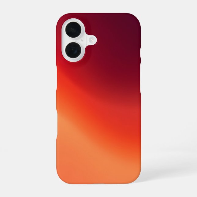 Coque iPhone 16 Braises qui s'éteignent - Art fluide abstrait chau (Verso)