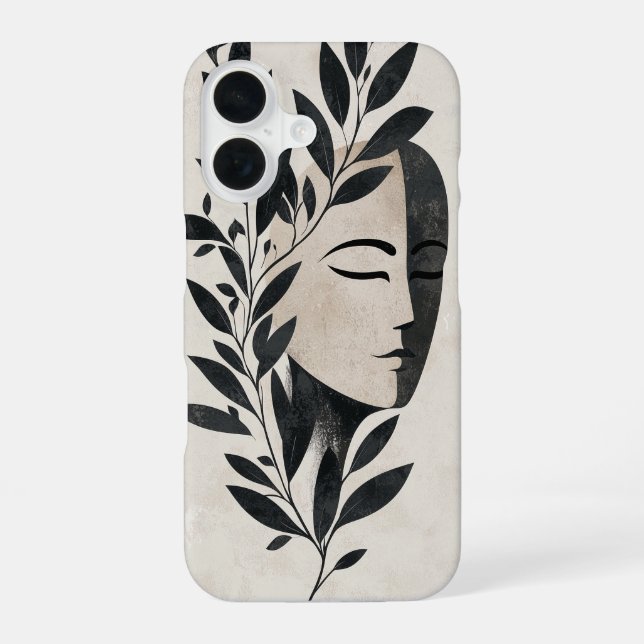 Coque iPhone 16 Branches rêveuses (Verso)