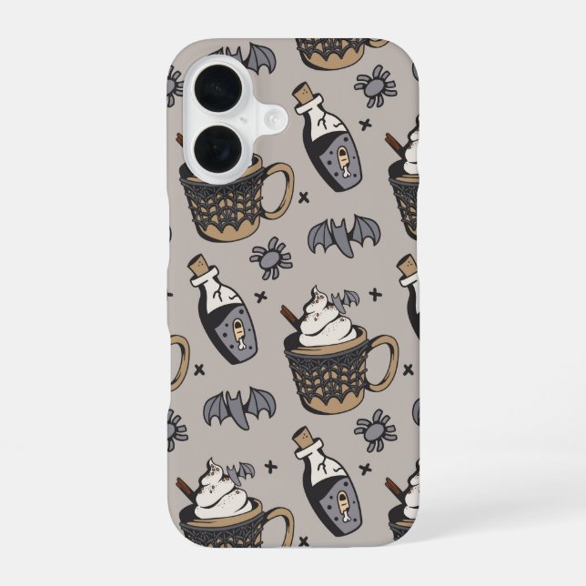 Coque iPhone 16 Brewage de sorcière – Potion douillette (Verso)