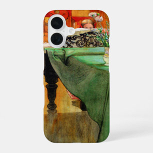 Coque iPhone 16 Brita au piano par Carl Larsson, Art ancien