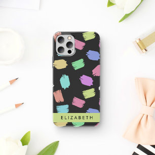 Coque iPhone 16 Brosse à peinture, Trucs à pinceau colorés, Votre
