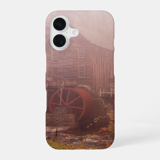 Coque iPhone 16 Brouillard matinal (Verso)