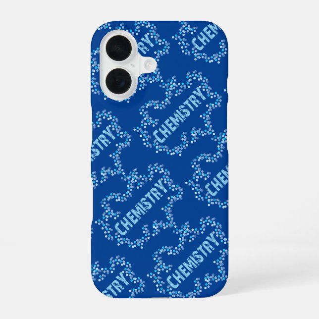 Coque iPhone 16 Bulles de chimie (Verso)