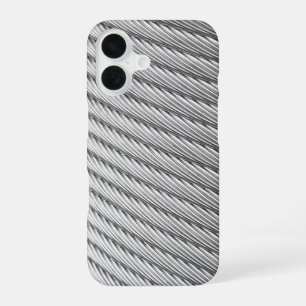 Coque iPhone 16 Câble tressé en étain