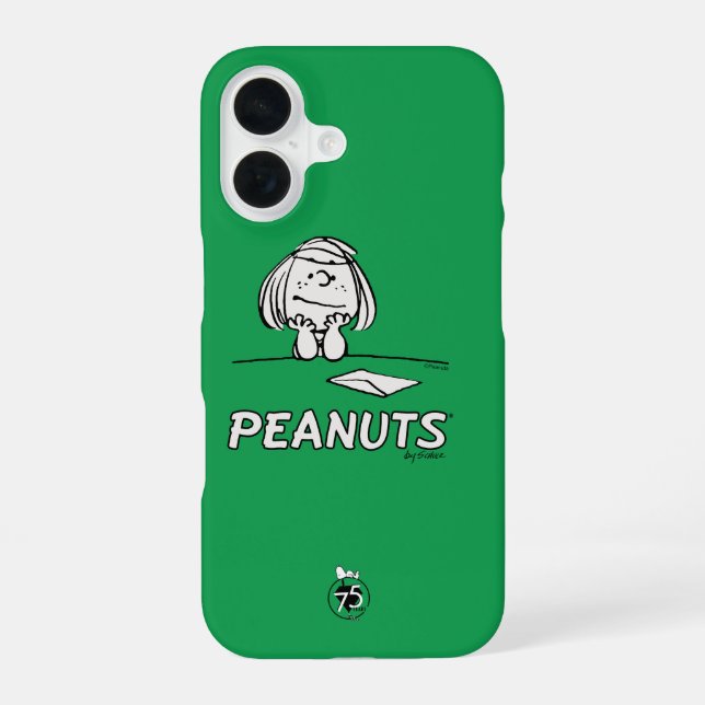 Coque iPhone 16 cacahuètes | Pepperment Patty Thoughts (Verso)