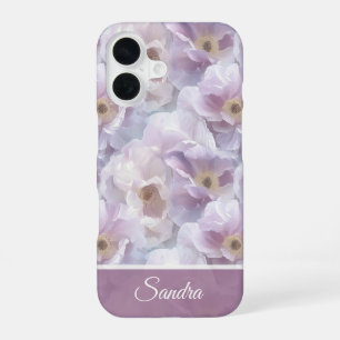 Coque iPhone 16 Cadeau Petite Amie Mignonne Nom Rose