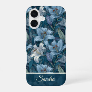 Coque iPhone 16 Cadeau tendance Meilleure amie Lys Fleurs personna