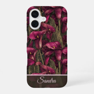 Coque iPhone 16 Cadeau tendance pour meilleure amie Lys calla Fleu