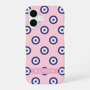 Coque iPhone 16 Cadeaux Personnalisés avec Motif d'Oeil Maléfique