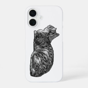 Coque iPhone 16 Cadre vertical, Tabby Repos