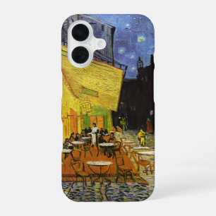 Coque iPhone 16 Café Terrasse à Night Van Gogh