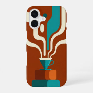 Coque iPhone 16 Café Versé V60 Vintage