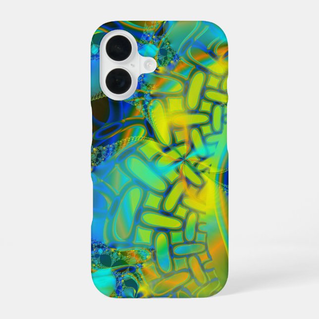 Coque iPhone 16 Calque Abstrait (Verso)