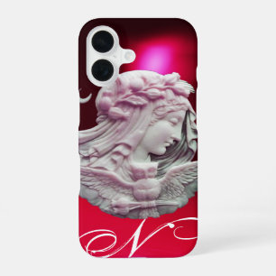 COQUE iPhone 16 CAMEO ANTIQUE, DAME DE LA NUIT AU MONOGRAMME DE CH