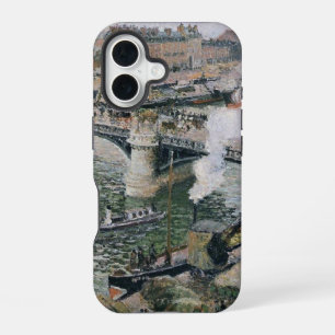 Coque iPhone 16 Camille Pissarro Pont Boieldieu à Rouen Peinture