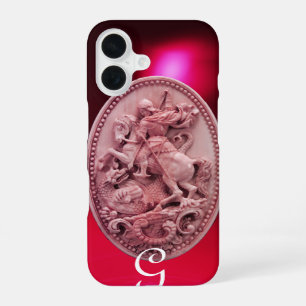 COQUE iPhone 16 CAMMÉE ANTIQUE / MONOGRAMME DE SAINT GEORGE ET DRA