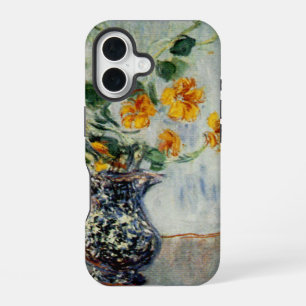 Coque iPhone 16 Capucines dans un vase bleu par Monet