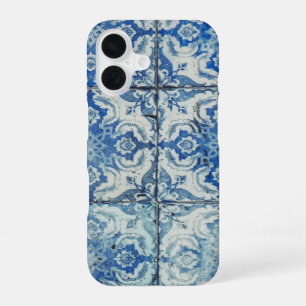 Coque iPhone 16 Carreaux portugais Vintages Motif - Azulejo