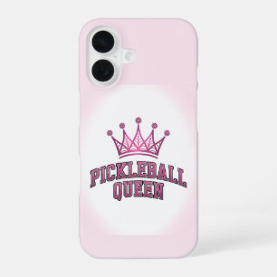 Coque iPhone 16 Carte postale Reine de Pickleball