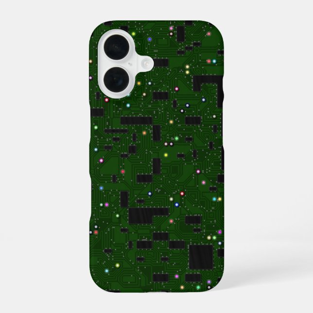Coque iPhone 16 Carte verte (Verso)