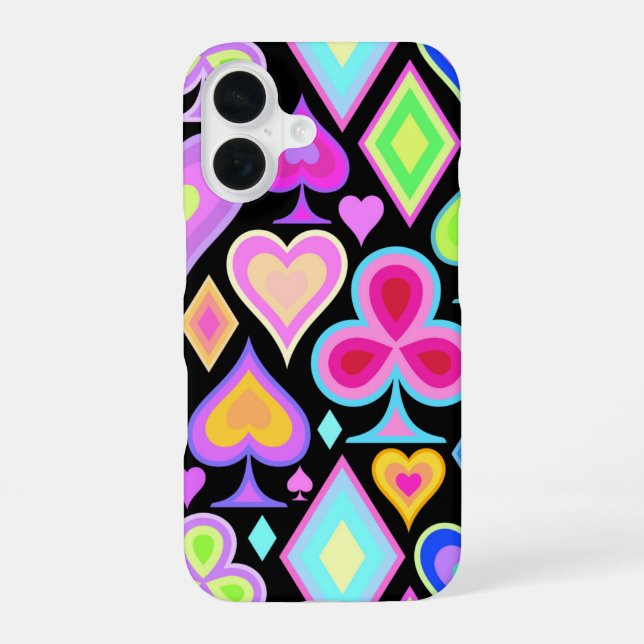 Coque iPhone 16 Cas - "Enseignes de cartes" (Verso)