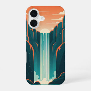 Coque iPhone 16 Cascade Mystique Rétro