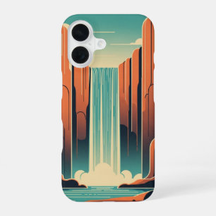 Coque iPhone 16 Cascade Mystique Rétro