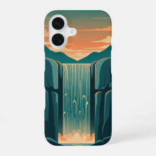 Coque iPhone 16 Cascade Mystique Rétro