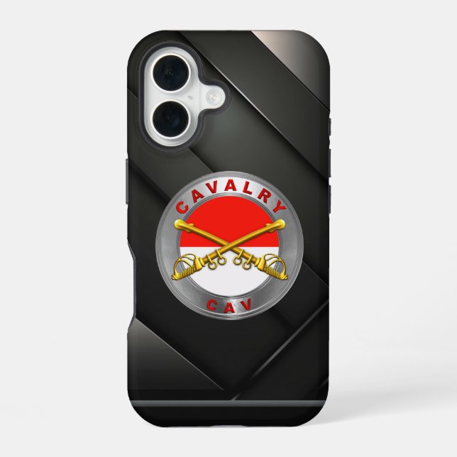 Coque iPhone 16 Cavalerie CAV (Verso)