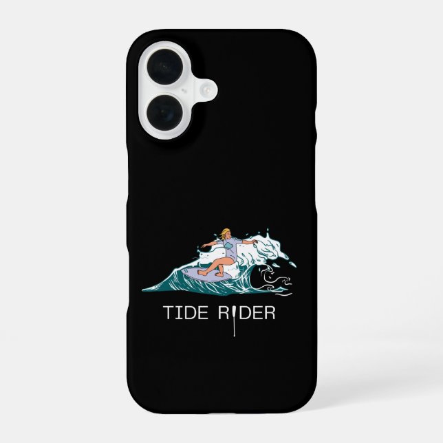 Coque iPhone 16 Cavalier de la marée (Verso)