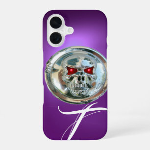 Coque iPhone 16 CAVALIERS DE CRÂNE MONOGRAM Violet