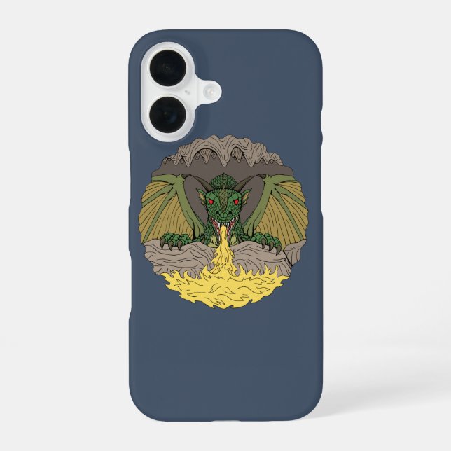 Coque iPhone 16 Cavern Dragon 2016 (Verso)